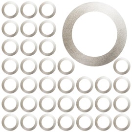 GUXVFQ 1/2”x28 Muzzle Shim Kit for .223 5.56, 0.002", 0.003", 0.004", 0.008", 0.01", 0.02" Thickness Barrel Washers Devices Alignment Set (36 Pieces)