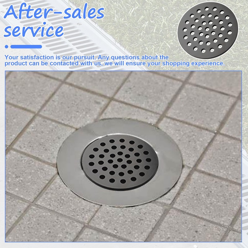 846-S3PK 5-Inch drain cover Cast Iron Strainer Epoxy Coated, Corrosion