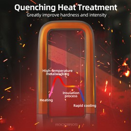 ROCKBROS Heavy Duty Anti Theft Bike U Lock with Cable Silicone Cover (Max 22.5MM + Mounting Bracket)