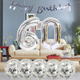 Chaungfu 33th Birthday Decoration Happy Birthday Banner Balloons 33 Years Old Birthday Party Supplies Helium