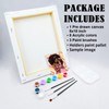 VOCHIC Family Canvas Painting Kit Pre Drawn Canvas for Painting