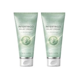 2Pcs Intertrigo Cream, Skin Fold Care Relief Cream for Moisture & Friction Protection, Helps Soothe Irritated Skin, Fast-Drying Non-Greasy Formula