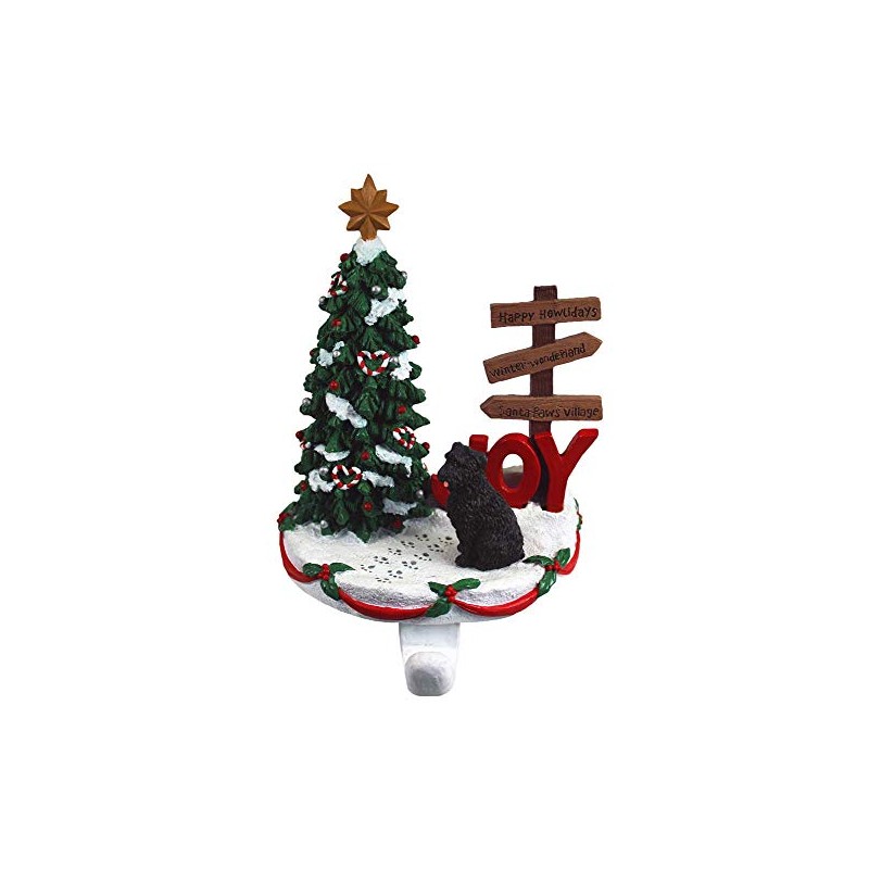 Bouvier Stocking Holder Hanger Uncropped