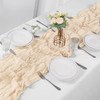Bailarina 12 Pack Cheesecloth Table Runner 17x108 Inch Long Gauze