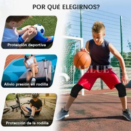 2pz Rodilleras Deportiva Codera Para Niños De Vóleibol Baile                                                                                          