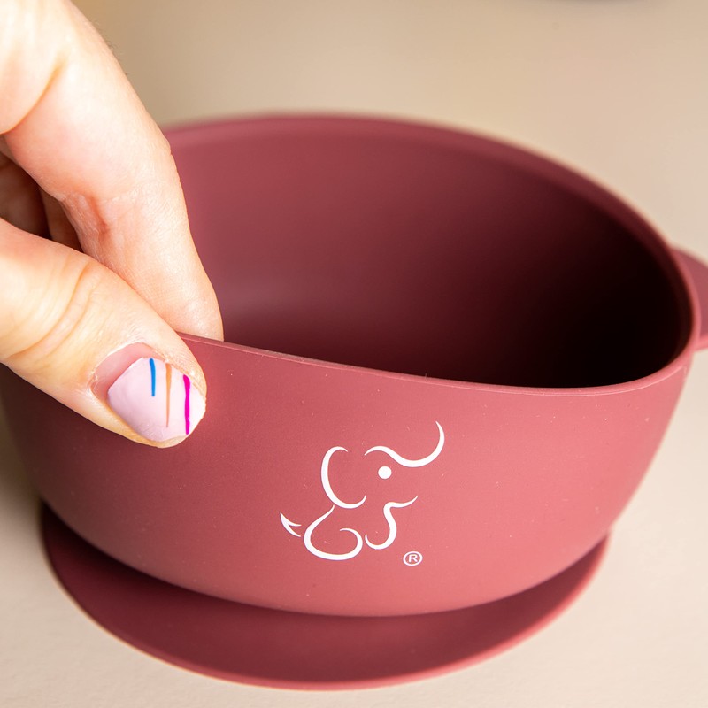 PAPU BABY Plato Hondo/Bowl/Tazón Grande con Tapa y Cuchara de