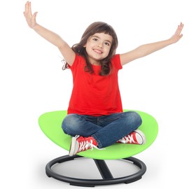 SKONYON Sensory Spinning Chair - for Autistic Kids, 360 ° Swivel Kids Stool Nonslip Sensory Sit and Spin Toys Stool, Autism Swivel Sensory Spin Chair Toy, Training Body Coordination, 200lbs Max Cap
