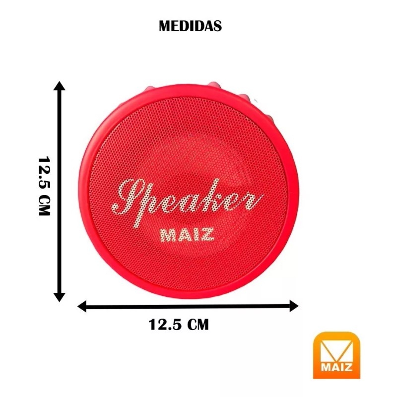 Maíz 5pzs Bocina Bluetooth Recargable Usb Inalambrica Portatil