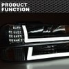 CNNELL LED Headlights Assembly Compatible with Chevy Silverado 1999-2002/ Suburban