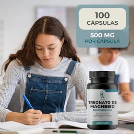 Naima Magnesio L-Treonato 100 Cápsulas con Hongo Melena de León y Vitamina C                                                                          
