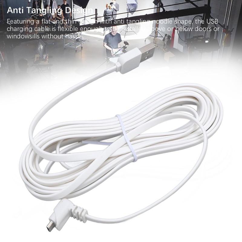 Security Camera Power Extension Cord, USB Security Camera Charging Cable,