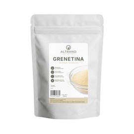 Altrano Grenetina en Polvo sin Sabor, Bloom 300, Grenetina Natural de Origen Bovino para Reposteria, Postres, Gomitas, Gelatinas, Bombones y más. (1000 gramos)