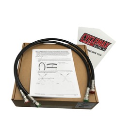 Cyclemax One Pack compatible with Mercury Verado Power Steering Hose Kit - 3 FT. 8M0167282 Contains One Verado Power Steering Hose Kit - 3 FT. and a Funnel