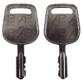 APUK 2x Ignition Key Replacement for John Deere LT133 LT150 LT155 LT160 LT166 Ride On Lawn Mower