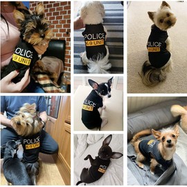Dog Costumes K9 Cat Apparel Shirts for Cosplay，Breathable Pet T-Shirts，Summer Clothes Vest for Dogs Puppy Boy Girl (XX-Large)