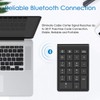 Foloda Bluetooth Number Pad, Wireless 10 Keys USB Number Numeric