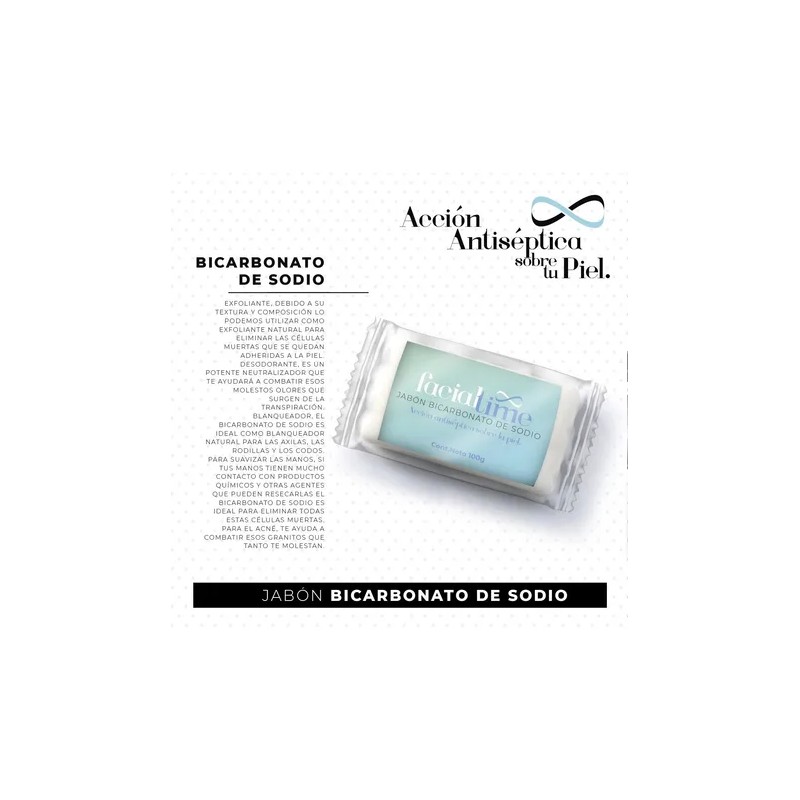 Kit 3 Jabones Azufre Bicarbonato Carbón Activado Facial Time