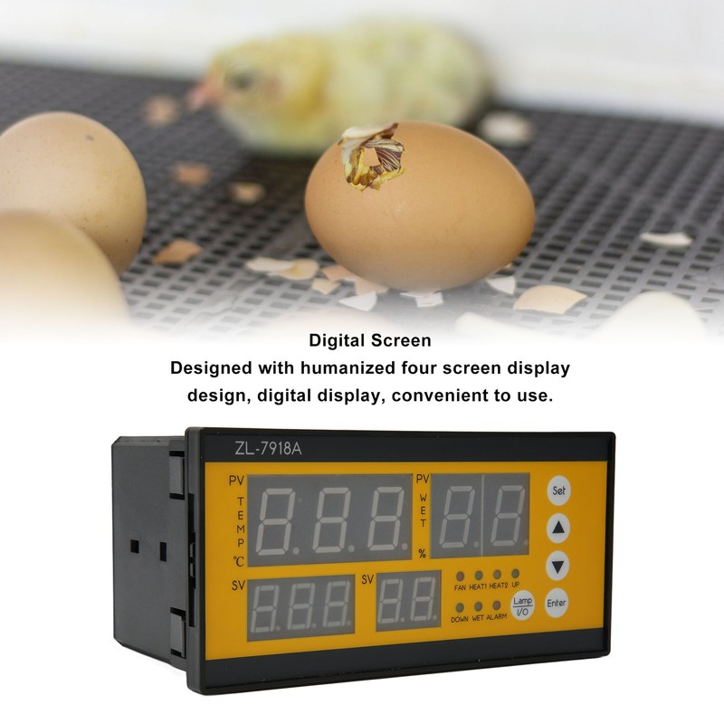 Egg Incubator Controller Humidity Temp Control Precise Full Automatic Hatcher