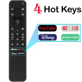 RMF-TX800U Universal Voice Remote Control Replacement for Sony Smart TVs, Remote Compatible with Sony Bravia All 2022 4K 8K HD TV XR KD Series, with 4 Popular Shortcut Buttons