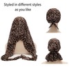 ZLYC Chemo Headwear Head Scarf Headwraps Long Head Covering Lightweight