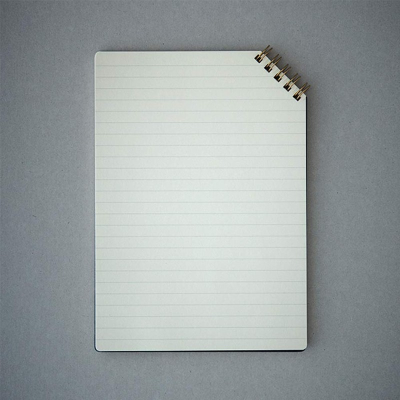 Japanese Ring Notebook, Green, Lined