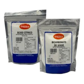 Bicarbonato De Sodio Y Acido Cítrico Grado Alimenticio 500gr