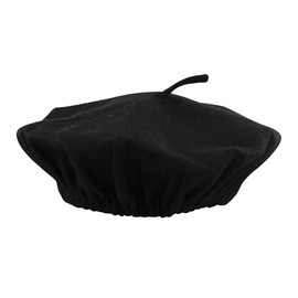 Men's Black French Beret Hat Fancy Dress Accessory. This Accessory is the Perfect Addition to Any of our Fancy Dress Costumes. One Size is Suitable for Most People.