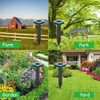 12 Pcs Tirgo Mole Repellent Solar Powered for Lawns Snake