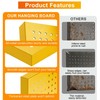 Chinrose Metal Pegboard Panels, Yellow, Heavy Duty