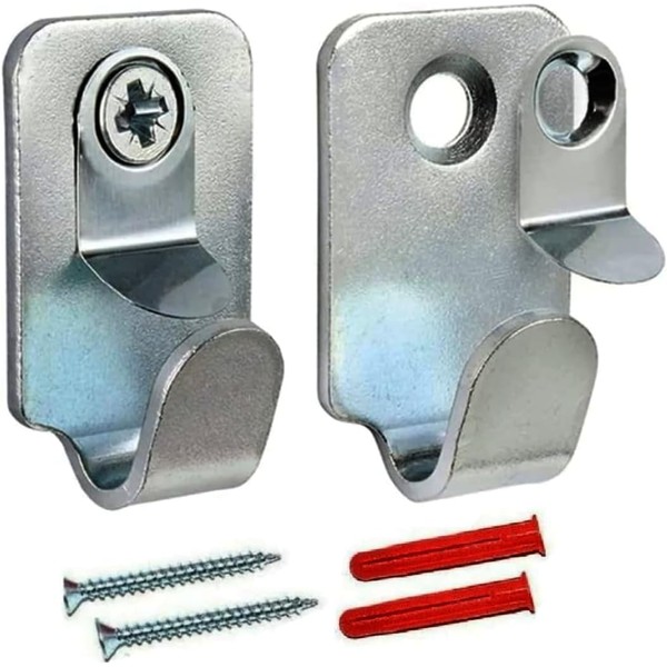Heavy Duty Safety Picture Hooks - Pack of 2 -