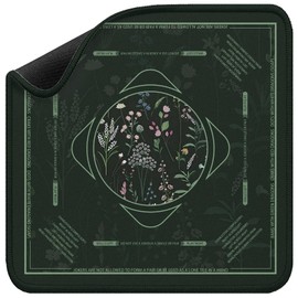 Mahjong Mat for Table, Durable Mahjong Table Cover with Unique Design, Premium Mahjong Accessories, Perfect Mahjong Gifts for Women, Game Mat for Mahjong and Board Game Enthusiasts (Emerald Reverie)