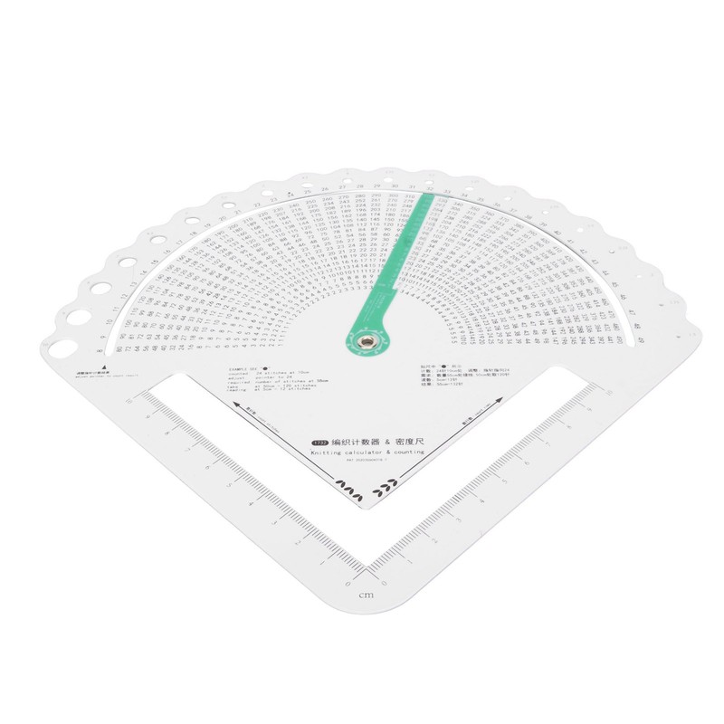 Knitting Ruler Knitting Gauge Measuring Tool Multifunctional Accurate Knitting Stitch
