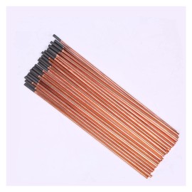 YINGJUN 5pcs Flat Round Arc Air Gouging Carbon Rod Bar 4-10mm Welding DC Gas Electrode Graphite Rods Soldering Supplies (Color : 4mm X 355 Round)