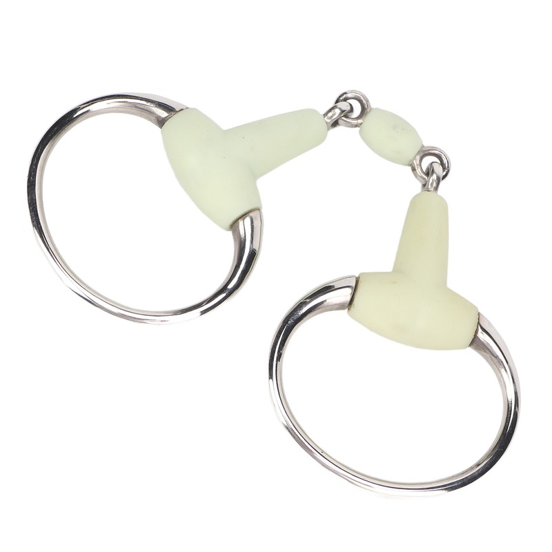 Stainless Steel Horse Bit Apple Flavor Rubber Wrapped Horse Mouth