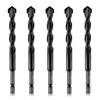 5-Piece 1/2” Masonry Drill Bits for Concrete Tiles Stone, 1/2