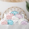 Shell Pillow Seashell Decorative Throw Pillows Pearlescent Sea Shell Toy