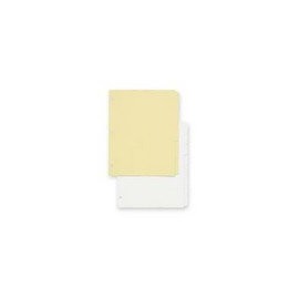 Oxford OXF2135W1 Plain Tab Loose Leaf Index Divider-5 Tab(s)-8.50" Divider Widthx11" Divider Length-Letter-White-5/Set