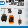 2 Pack USA-Made Honda Key Fob Shell | Crack-Resistant &