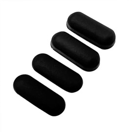 ZAHARA Black 4PCS Black Bottom Cover Rubber Non-Slip Bumper Foot Feet Pad for Dell Latitude 5500 5501 5502 5505 5509 5510 5511 / Precision 3540 3541 3542 3550 3551 Removable Tape/ 2 Thick and 2 Thin