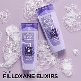 L'Oréal Paris Hair Expert - Champú para rellenar volumen, 12.6 onzas líquidas (el embalaje puede variar)