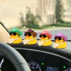 wonuu Car Dashboard Decor Guitar Rubber Duck, Car Ducks Ornaments