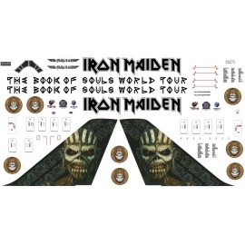 BS 1/144 BSModelle Decals Boeing 747 Iron Maiden "Ed force one"