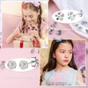 Sanfenly 6 Pairs 925 Sterling Silver Kids Earrings for Girls