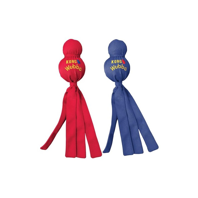 KONG Wubba Dog Toy 2 Pack – Durable Interactive Tug