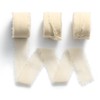 MORSUNBELA Chiffon Champagne Silk Ribbon for Gift Wrapping, Wedding, Birthday