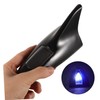 SOLUSTRE 1set Car Fin Antenna Cover Led Warning Lights Solar-Powered