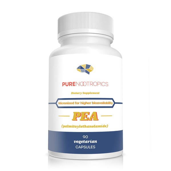 Pure Nootropics - Palmitoylethanolamide (Micronized Pea) 400 mg Capsules |