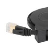 Retractable Cat7 Cable, High Speed, RJ45 Compatible, 600MHz Bandwidth, 10Gbps