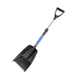 AIXXCUVQ Retractable Snow Shovel for Car Snow Effortless Detachable Detachable Defrosting and Snow Cleaning Tool Shovel Aluminum, Blue