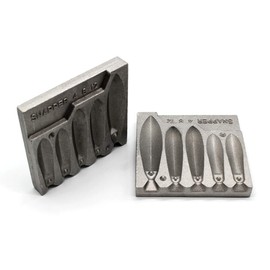 Adygil Bank Sinker Mold with 5 Cavities and 4,8,12-Ounce
